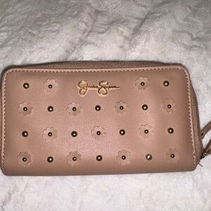 Jessica Simpson Blush Pink Floral Wallet